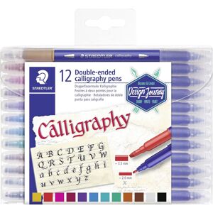 Staedtler Dj Duo Kalligrafipenne   12 Farver