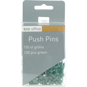 Office Push Pins   Grøn   100 Stk.