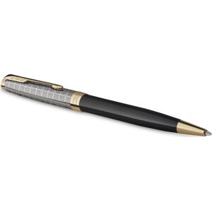 Parker Sonnet Metal & Black Gt Kuglepen   M