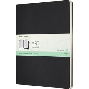 Moleskine Cahier Notesbog Music   Xl   Sort