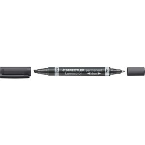 Staedtler 348b Duo Permanent Marker   Sort