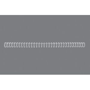 Gbc Metal Spiralryg, A4, 34 Ringe, 5mm, Hvid