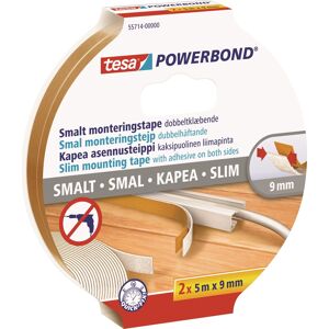 Tesa Powerbond Slim Monteringstape   2x9 Mm X 5m