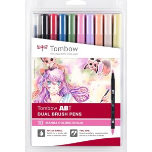 Tombow Dual Penseltusser   Manga Shojo   10 Stk.