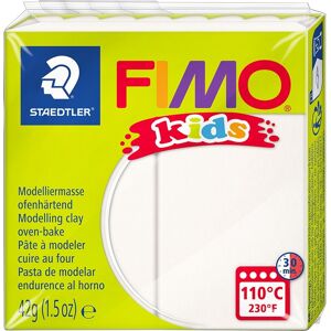 Fimo Kids Ler, 42g, Hvid