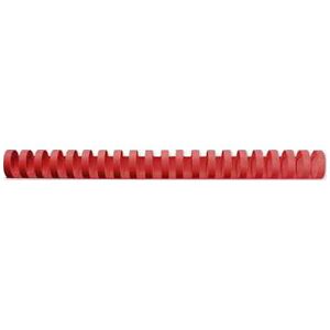 Gbc Plast Spiralryg A4, 21 Ringe, 25mm, Rød Gbc Plast Spiralryg A4, 21 Ringe, 25mm, Rød
