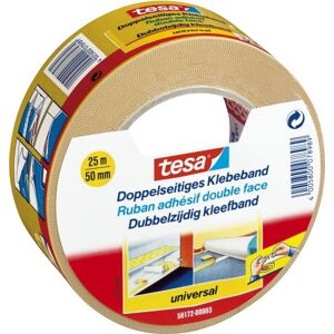 Tesa Dobbeltklæbende Tape, 50mm X 25m Tesa Dobbeltklæbende Tape, 50mm X 25m