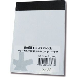 Mayland Journalistblok A7 Refill Blok 2 Pk. Mayland Journalistblok A7 Refill Blok 2 Pk.