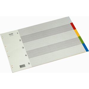 Bantex Strong-Line Faneblad A3 Tværf. 5-D. Bantex Strong-Line Faneblad A3 Tværf. 5-D.