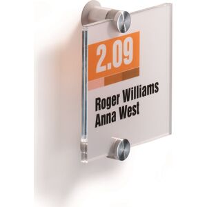 Durable Crystal Sign Skilt 105x105 Mm Durable Crystal Sign Skilt 105x105 Mm