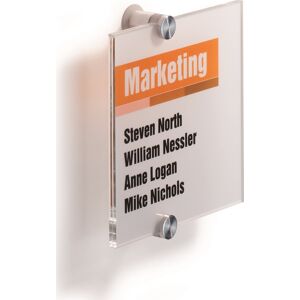 Durable Crystal Sign Skilt 148x148 Mm Durable Crystal Sign Skilt 148x148 Mm