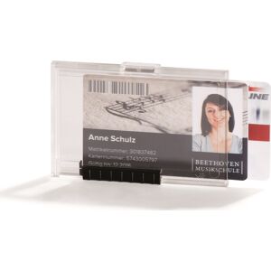 Durable Pushbox Kortholder 2 Kort 10 Stk. Durable Pushbox Kortholder 2 Kort 10 Stk.