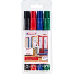 Edding 2000c Permanent Marker 4 Farver Edding 2000c Permanent Marker 4 Farver