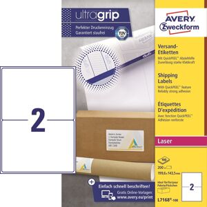 Avery L7168 Etiketter A5 200 Stk. Avery L7168 Etiketter A5 200 Stk.