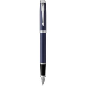 Parker Im Matte Blue Ct Fyldepen M Parker Im Matte Blue Ct Fyldepen M