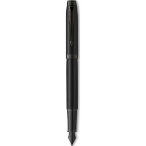 Parker Im Metallic Black Fyldepen F Parker Im Metallic Black Fyldepen F