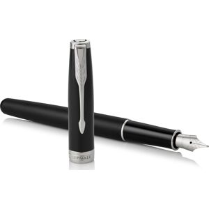 Parker Sonnet Matte Black Ct Fyldepen M Parker Sonnet Matte Black Ct Fyldepen M