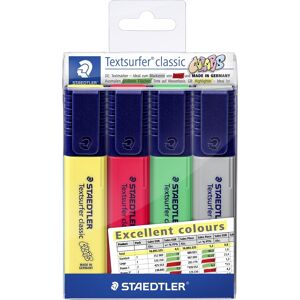 Staedtler Highlighter Excellent 4 Farver Staedtler Highlighter Excellent 4 Farver