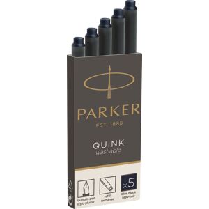 Parker Quink Refill Fyldepen Blåsort 5 Stk. Parker Quink Refill Fyldepen Blåsort 5 Stk.