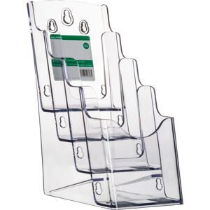 Office Brochureholder Bord/væg 1/3 A4 4 Rum Office Brochureholder Bord/væg 1/3 A4 4 Rum