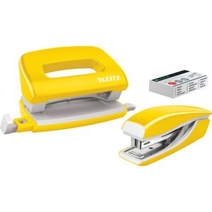 Leitz Wow Mini Hul/hæft Sæt 10 Ark Gul Leitz Wow Mini Hul/hæft Sæt 10 Ark Gul