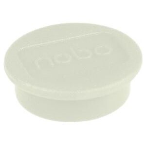 Nobo 24 Mm Magnet, Hvid, 10 Stk. Nobo 24 Mm Magnet, Hvid, 10 Stk.