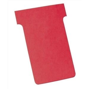 Nobo T-Kort Str. 3 80 X 120mm,100 Stk, Rød Nobo T-Kort Str. 3 80 X 120mm,100 Stk, Rød