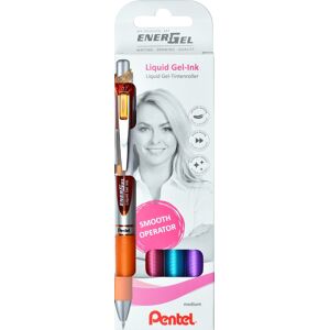 Pentel Energel Bl77 Rollerpen 4 Strålende Farver Pentel Energel Bl77 Rollerpen 4 Strålende Farver
