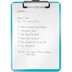 Leitz Wow Clipboard Uden Forside A4 Isblå Leitz Wow Clipboard Uden Forside A4 Isblå