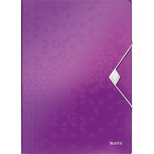 Leitz Wow Elastikmappe A4 Pp Lilla Leitz Wow Elastikmappe A4 Pp Lilla