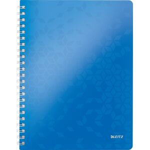 Leitz Wow Spiral Notesbog A4 Linjeret Blå Leitz Wow Spiral Notesbog A4 Linjeret Blå