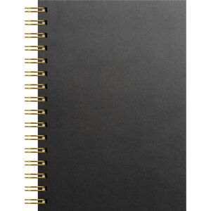 Burde Notesbog, A5, Linjeret, Black Burde Notesbog, A5, Linjeret, Black