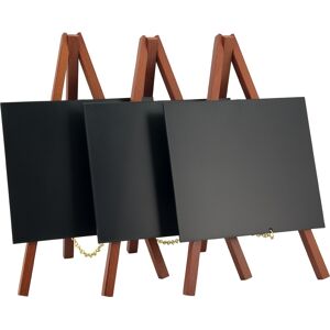 Securit Mini Staffeli Mahogni 3 Stk. Securit Mini Staffeli Mahogni 3 Stk.
