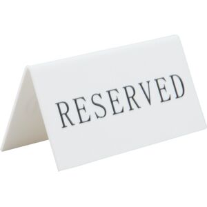 Securit Bordskilt Reserved 5 Stk. Securit Bordskilt Reserved 5 Stk.