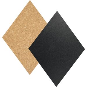 Securit Diamant Kridt- Og Korktavle, 7 Stk. Securit Diamant Kridt- Og Korktavle, 7 Stk.