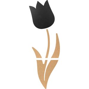Korketavle Tulipan med kridt og tusch - Hjem & Kontor Korketavle Tulipan med kridt og tusch - Hjem & Kontor