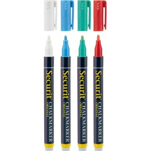 Securit Sma100 Kridtmarker 4 Farver Securit Sma100 Kridtmarker 4 Farver