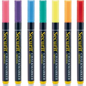 Securit Sma100 Kridtmarker 7 Farver Securit Sma100 Kridtmarker 7 Farver