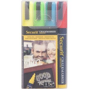Securit Sma510 Kridtmarker 4 Farver Securit Sma510 Kridtmarker 4 Farver
