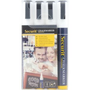 Securit Sma510 Kridtmarker Hvid 4 Stk. Securit Sma510 Kridtmarker Hvid 4 Stk.
