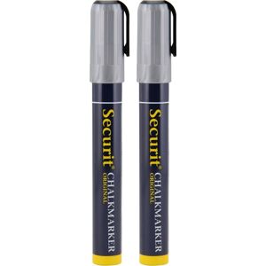 Securit Sma510 Kridtmarker Sølv 2 Stk. Securit Sma510 Kridtmarker Sølv 2 Stk.