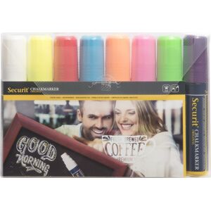 Securit Sma720 Kridtmarker 8 Farver Securit Sma720 Kridtmarker 8 Farver