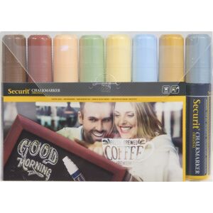 Securit Sma720 Kridtmarker Jord 8 Farver Securit Sma720 Kridtmarker Jord 8 Farver