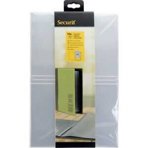 Securit Menukortlommer A5 10 Stk. Securit Menukortlommer A5 10 Stk.