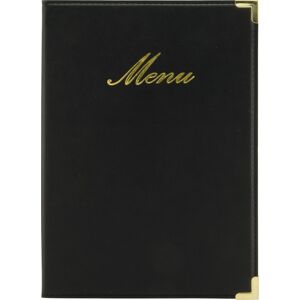 Securit Classic Menukort A5 Sort Securit Classic Menukort A5 Sort