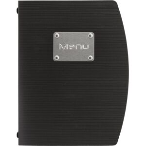 Securit Rio Menukort Menu A5 Sort Securit Rio Menukort Menu A5 Sort