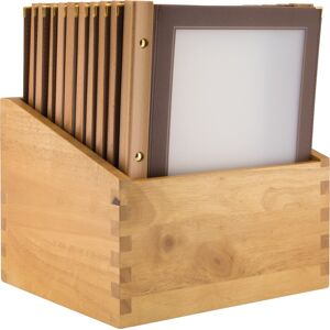 Securit Wood Menukort A4 Brun 20 Stk. Securit Wood Menukort A4 Brun 20 Stk.