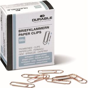 Durable Papirclips 32 Mm K 100 Stk. Durable Papirclips 32 Mm K 100 Stk.