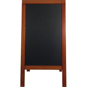 Securit Deluxe Gadeskilt 139x71 Cm, Mahogni Securit Deluxe Gadeskilt 139x71 Cm, Mahogni