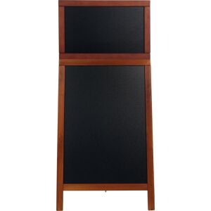 Securit Deluxe Gadeskilt 121,5x55 Cm, Mahogni Securit Deluxe Gadeskilt 121,5x55 Cm, Mahogni